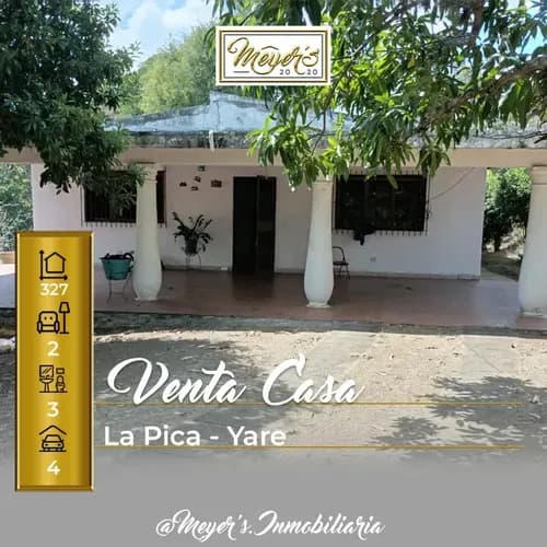 Venta De Casa Con Terreno - Sector La Pica Yare