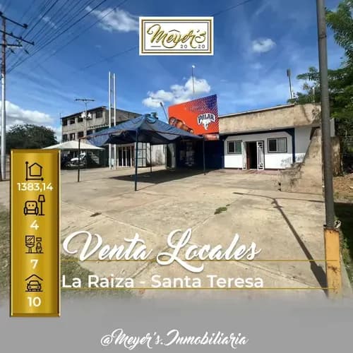 Venta De Locales Comerciales, Ubicado En La Carretera Nacional La Raiza Santa Teresa