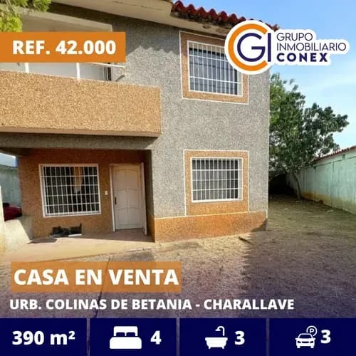 Se Vende Casa 390 M2 4h/ 3b/ 3p Colinas De Betania-charallave