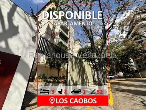 Los Caobos, 3 Habitaciones, 2 Baños, 1 Estacionamiento, Piso 4, 82 Mts2 Construcción