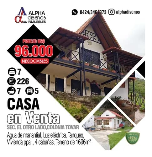 Casa Y Cabañas En El Sector El Otro Lado