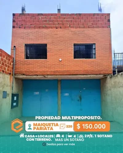 Potencial Propiedad Multiproposito, Tanto Residencial Como Comercial. Casa, Terreno, Locales Y Construcción, Sotano En Un Solo Sitio.