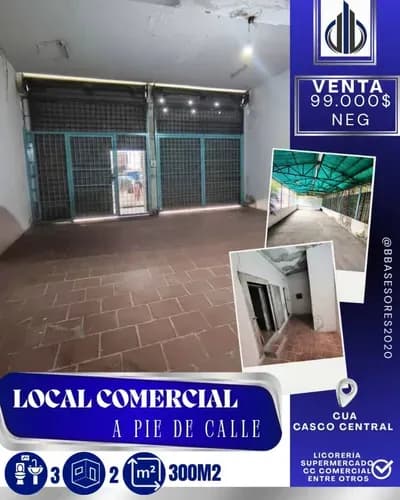 Local Comercial Ubicado En Cúa A Pie De Calle
