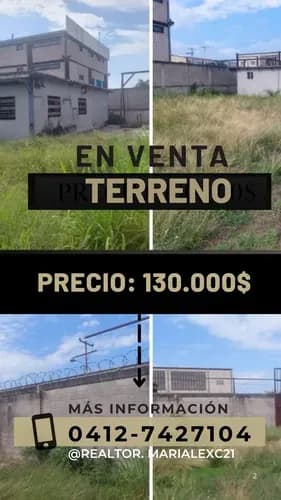Lote De Terreno Zona Industrial C.c Aeropuerto, Via Flor Amarillo. 2.400 Metros Cuadrados, Cuenta Con Oficina Comercial De 80 Mts Y 3 Baños (maria A. Gonzalez)