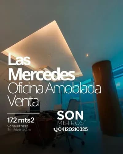 Oficina Venta Amoblada Las Mercedes 172 Mts2. Sonmetros2