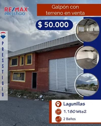 Galpon Con Terreno En Venta