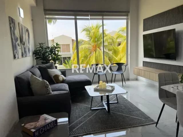 Se alquila apartamento moderno de 2 hab 2 baños ubicado en conjunto res puerto aventura ubicada en R-16 complejo turistico el morro