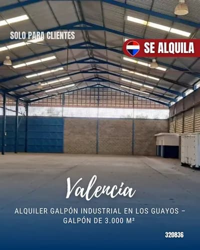 Alquiler Galpón Industrial En Los Guayos Galpón De 3.000 M2 320836