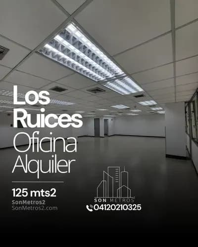 Oficina Alquiler Los Ruices 125 Mts2 Se Puede Alquilar Amoblada. Sonmetros2