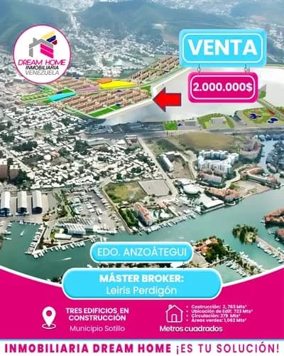 Edificios En Construcción En Venta Lechería. Municipio Sotillo Edo. Anzoátegui