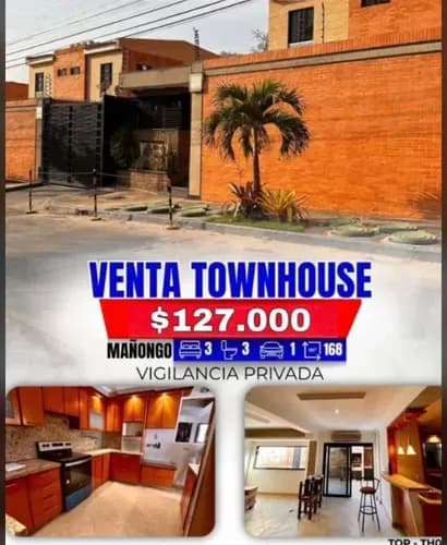 (ag) Townhouse En Mañongo Residencias Monte Líbano
