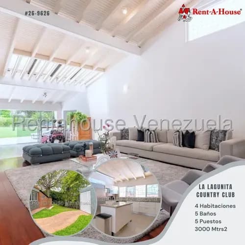 Casa En Venta En La Lagunita Country Club. #26-9626