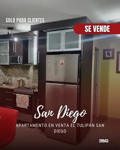 Apartamento En Venta El Tulipán San Diego.29943