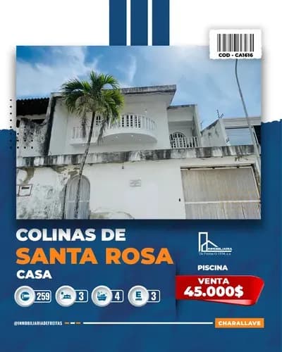 Casa En Colinas De Santa Rosa. Charallave