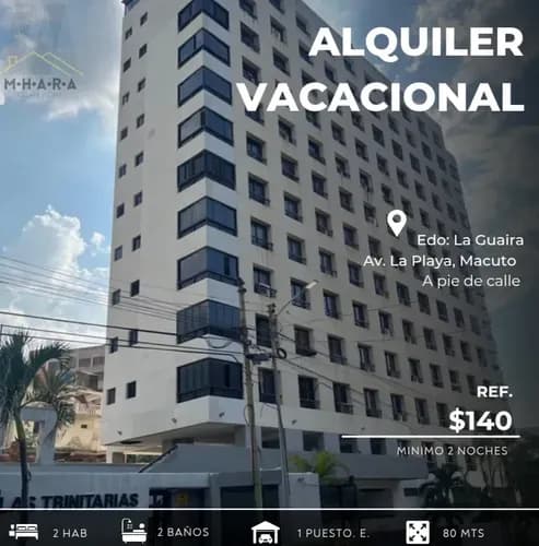 Apartamento Vacacional Macuto 6 Personas
