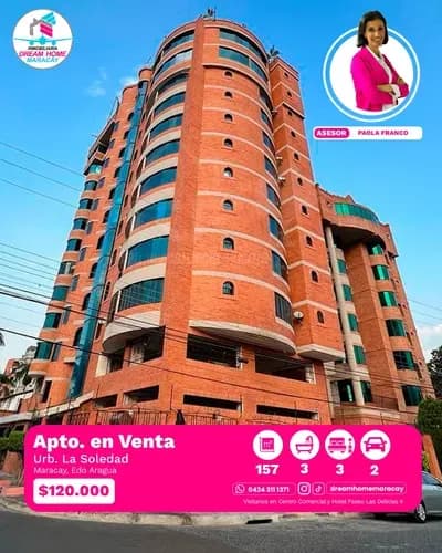 Venta De Apartamento Urb. La Soledad. Maracay