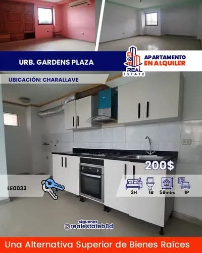 Apartamento En Alquiler Urbanización Gardens Plaza - Charallave