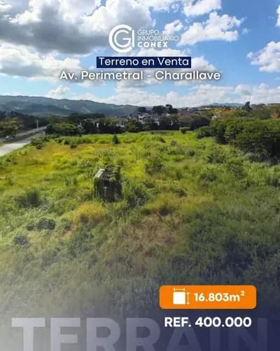 Se Vende Terreno 16803m2 Av Perimetral Charallave 1159