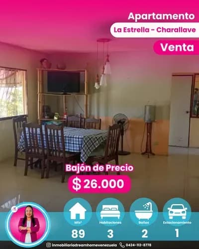 Apartamento En Venta Urb. La Estrella Primera Etapa Charallave
