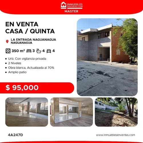 Mgb Vende Casa Quinta En La Entrada Naguanagua (acepta Financiamiento 6 Meses)