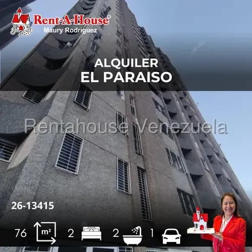En Alquiler Cómodo Apartamento En El Paraíso Mr 26-13415