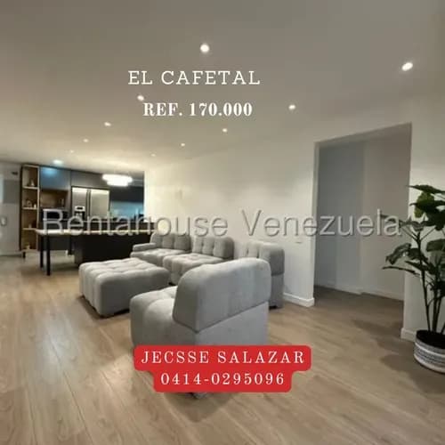Jecsse Salazar Mls #26-18903 Moderno Apartamento Recien Remodelado En El Cafetal