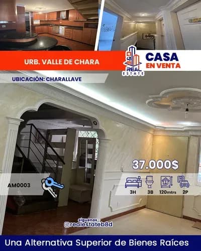 Town House En Venta Urbanización Valle Chara - Charallave