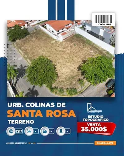 Terreno Urbanización Colinas De Santa Rosa - Charallave
