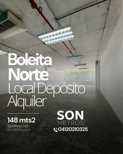 Local Depósito Oficina Alquiler Boleita Norte 148 Mts2. Sonmetros2