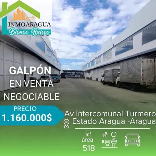 Galpón En Venta/avenida Intercomunal Turmero/pg1112