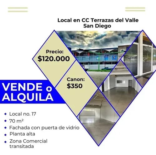 Fv Vende O Alquila Local En Cc Terrazas Del Valle San Diego - No17