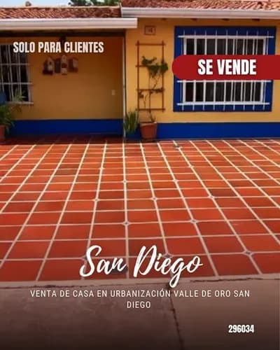 Venta De Casa En Urbanización Valle De Oro San Diego 296034