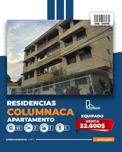 En Venta Apartamento En Res. Columnaca - Centro De Charallave.