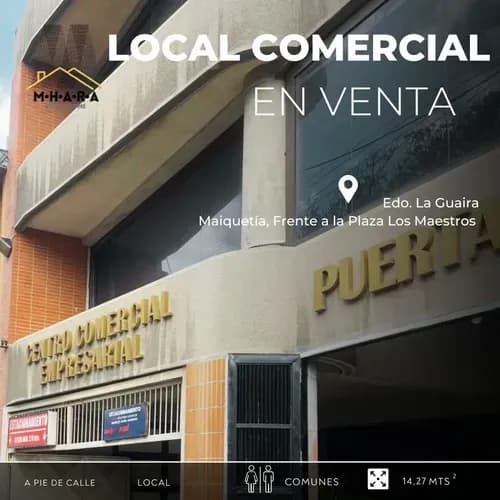 Local Comercial En Venta En Maiquetía La Guaira En Pb A Pie De Calle En Centro Comercial Moderno