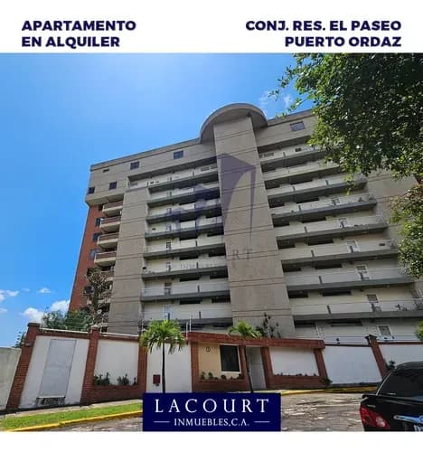 En Alquiler Apartamento Amoblado En Resd. El Paseo En La Urb. Campo B, Final Av. Las Americas En Puerto Ordaz