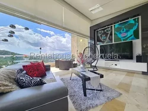 Penthouse ( Amoblado / Remodelado ) Venta El Solar Del Hatillo Mls - 26-3209