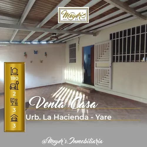 Venta De Casa, Ubicada En La Urb La Hacienda - San Antonio De Yare