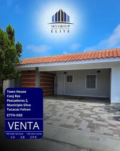 Town House Conjunto Residencial Pescadores 2, Municipio Silva Tucacas Falcon