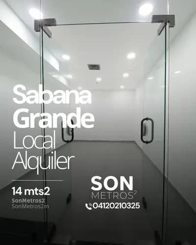 Local En Alquiler Sabana Grande No Esta A Pie De Calle 14 Mts2. Sonmetros2 B-9qnx 0906