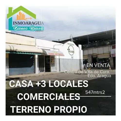 Casa En Venta Con Locales, Gran Potencial Comercial/ Centro De La Villa. Js0214