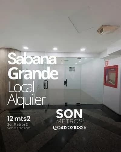 Local En Alquiler Sabana Grande No Esta A Pie De Calle 12 Mts2. Sonmetros2 B-9qnx 1805