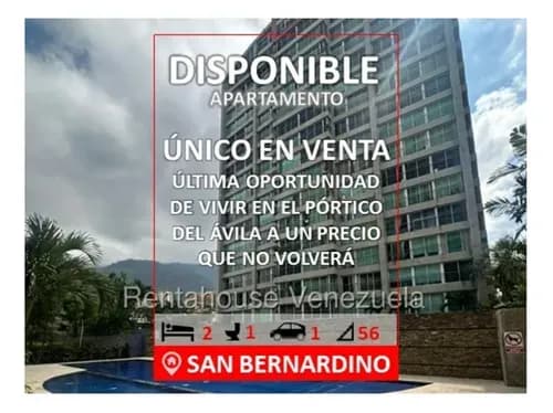 San Bernardino, 2 Habitaciones, 1 Baño, 1 Estacionamiento, Piso 8, 56 Mts2 Construcción