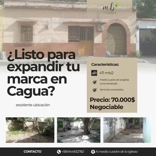 Venta De Terreno En El Centro Cagua