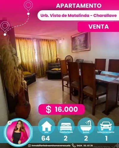 Apartamento En Venta Vistas De Matalinda Charallave