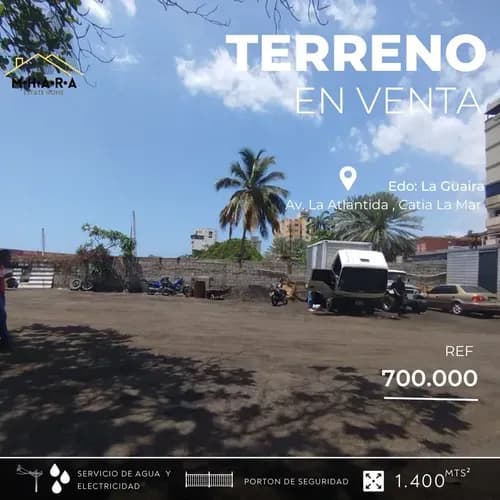 Terreno En Venta En La Guaira, Catia La Mar En Av. La Atlantda