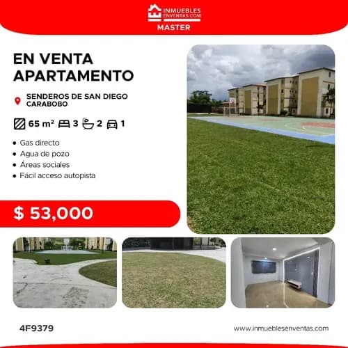 *solo Clientes* Mgb Vende Apartamento Senderos De San Diego