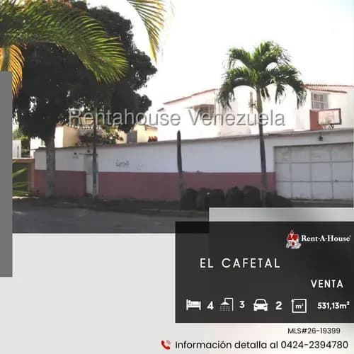 Casa En Venta En El Cafetal. # 26-19399