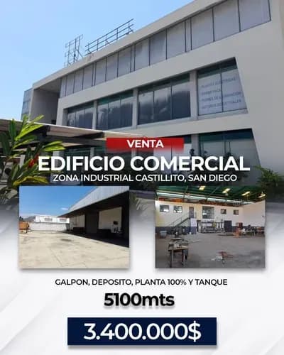 Edificio Comercial En San Diego, Zona Industrial Castillito