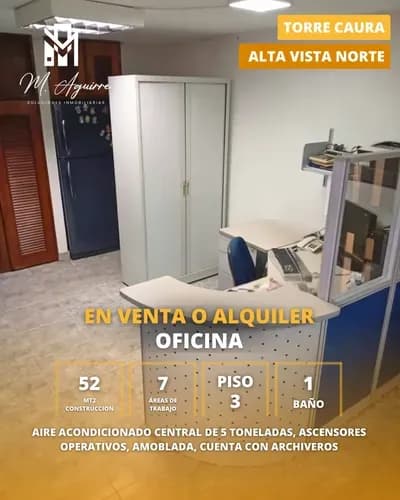 Oficina En Venta O Alquiler En Torre Caura, Alta Vista Norte, Puerto Ordaz - Pl