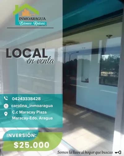 Local En Venta/ C.c Maracay Plaza, Maracay/ Yp1390